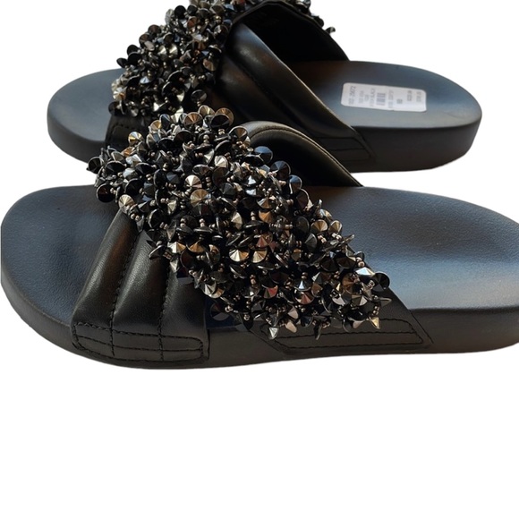 TORY BURCH woman’s black sandals, size 8B NWT - Picture 3 of 6